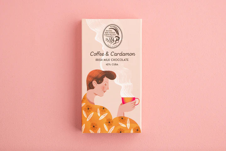 Hazel Mountain 42% Milk Chocolate with Coffee Cardamon 70g