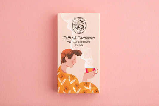 Hazel Mountain 42% Milk Chocolate with Coffee Cardamon 70g