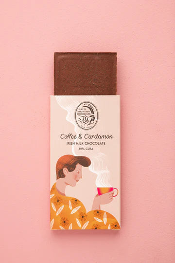 Hazel Mountain 42% Milk Chocolate with Coffee Cardamon 70g