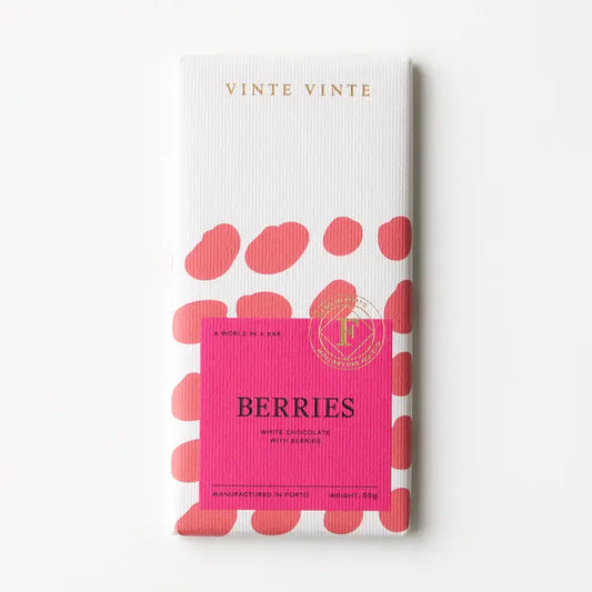 Vinte Vinte Fusion White Chocolate Berries 50g