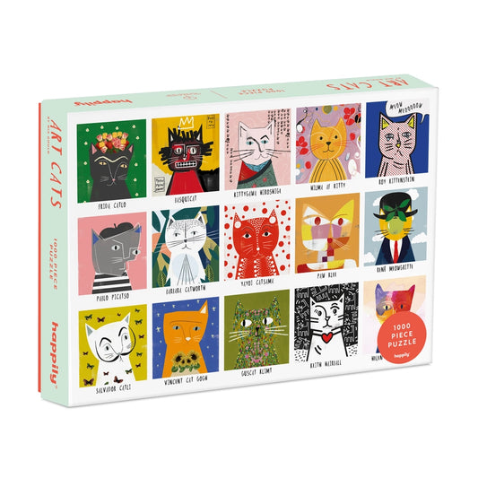 Art Cats By Nia Gould - 1,000 Piece Premium Puzzle