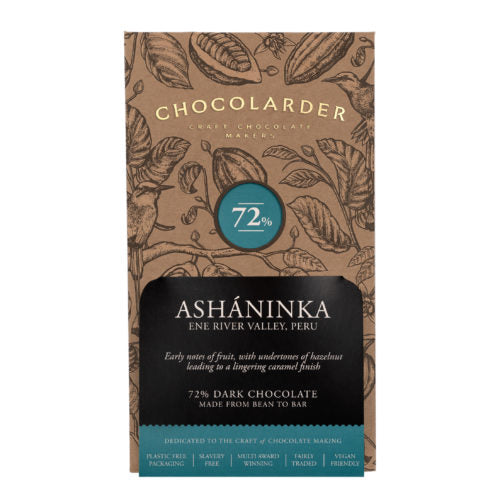 Chocolarder Asháninka 72% Dark 70g