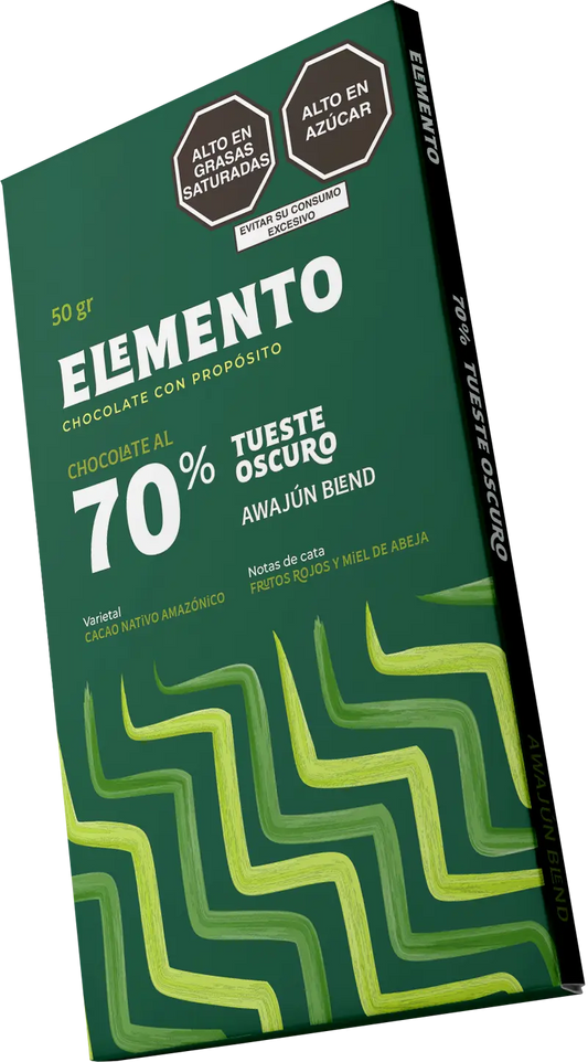 Elemento Amazonas - Awajún 70% Dark Roast 50g