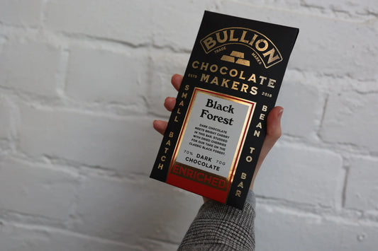 Bullion 70% Black Forest - Dark Enriched Bar 70g