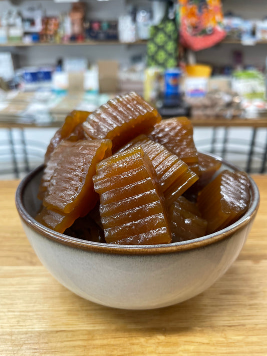 Halva Butter Caramel Liquorice Squares 100g