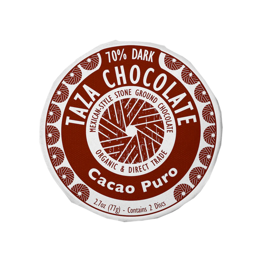 Taza Cacao Puro Disc 70% Dark 76g