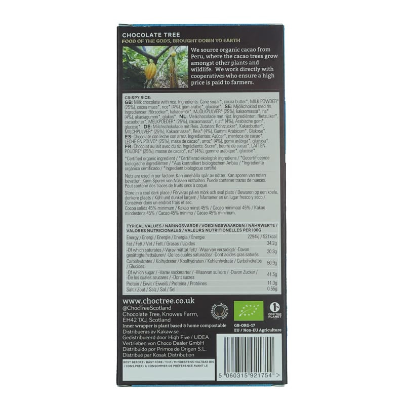Chocolate Tree Crispy Rice 100g