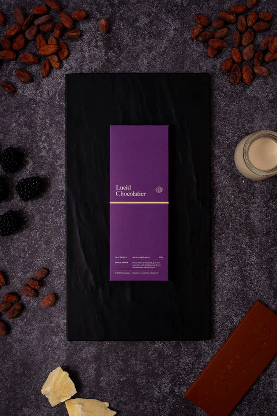 Lucid Chocolatier 54% Mulberry 50g