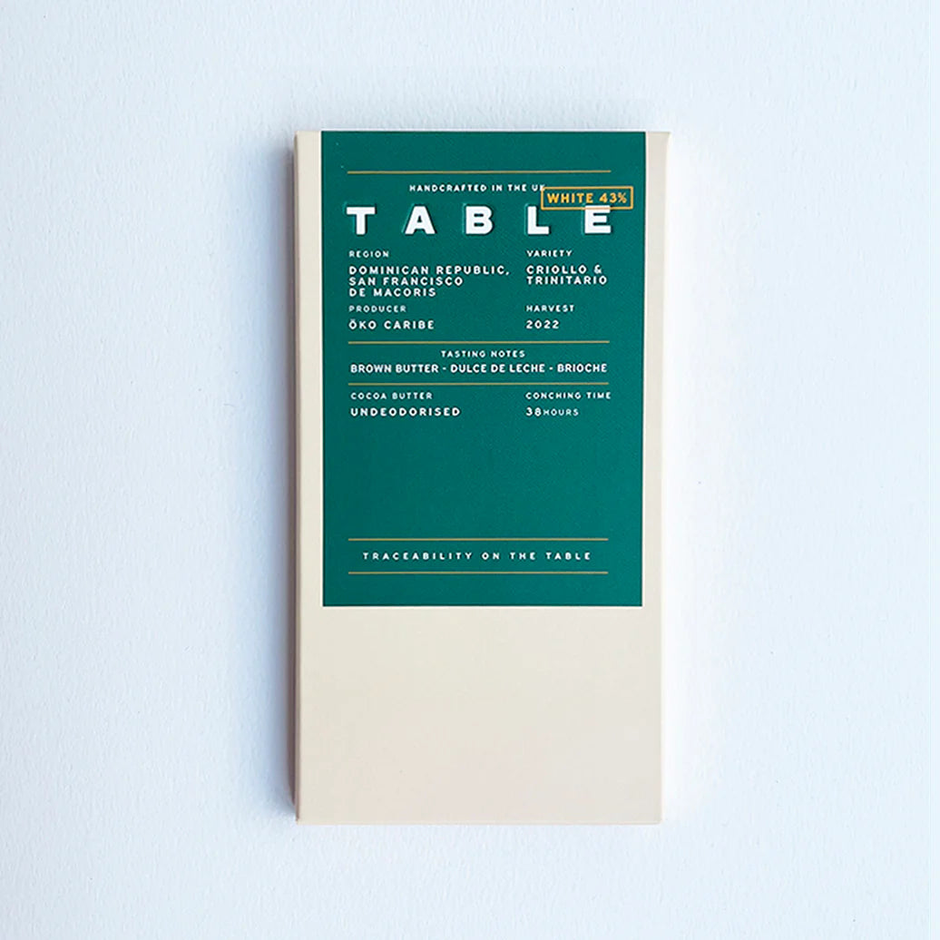 Table Dominican Republic 43% Chocolate 70g