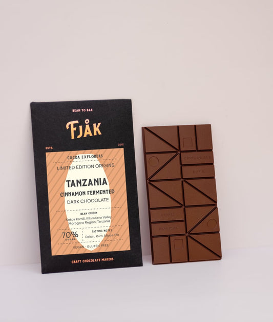 Fjåk Tanzanian Cinnamon Fermented 70% Dark LIMITED EDITION 69g