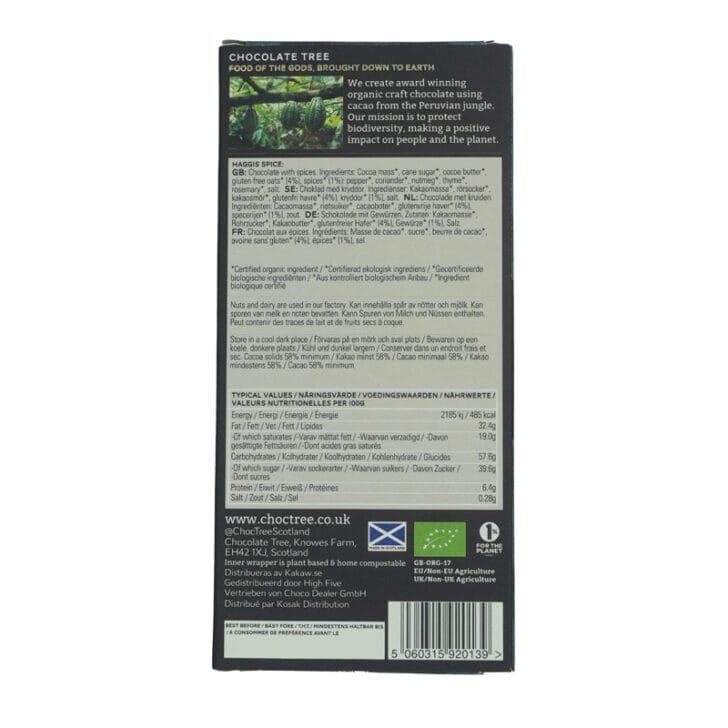 Chocolate Tree Haggis Spice 100g