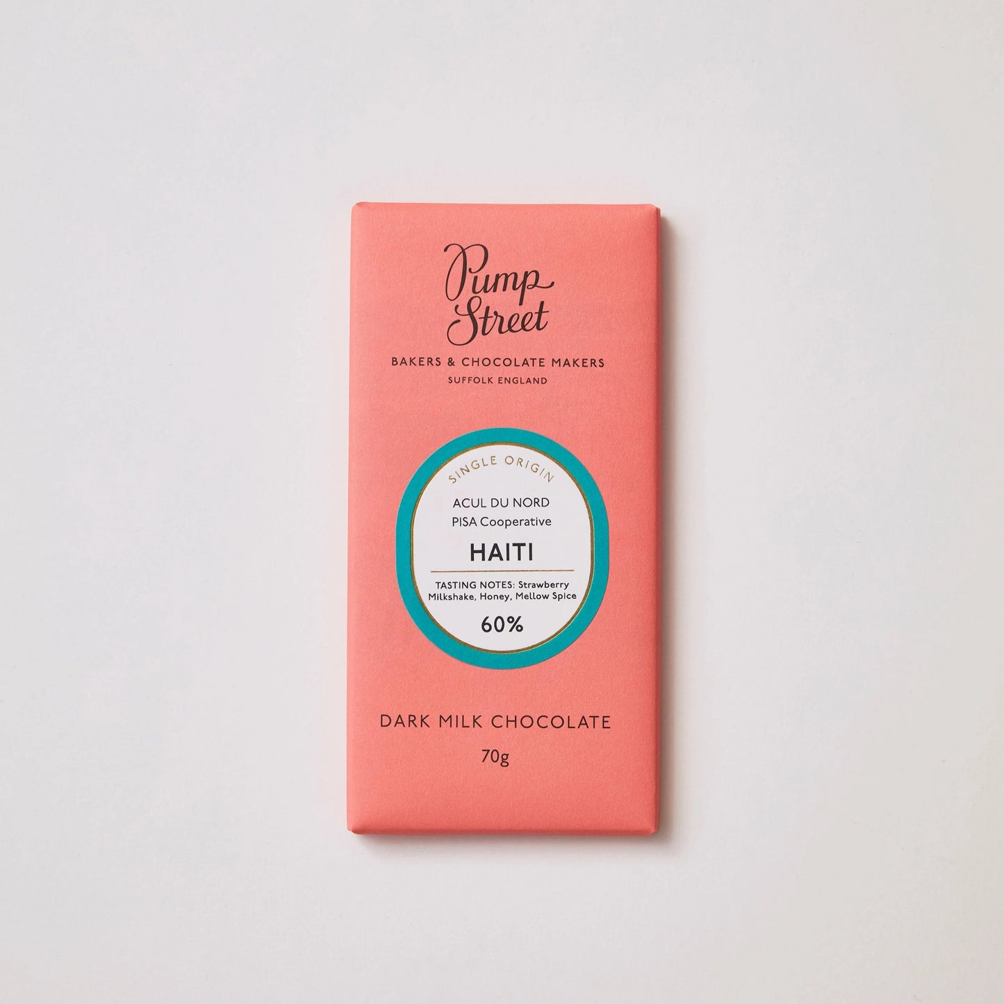 Pump Street 60% Haiti Dark Milk 70g