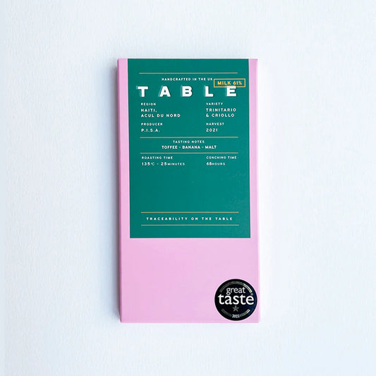 Table Haiti 61% Milk Chocolate 70g