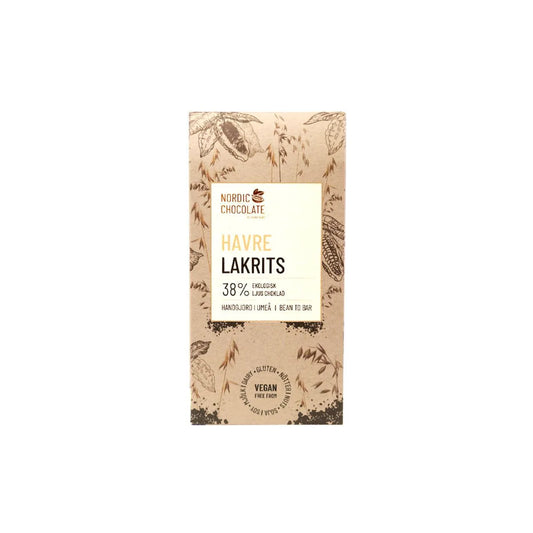 Nordic Chocolate Oat & Lakrits 38% 90g