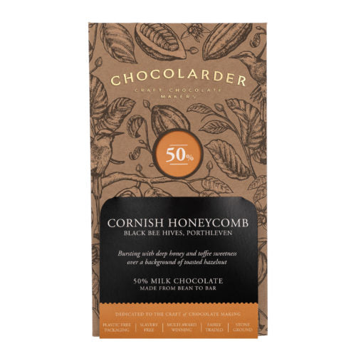 Chocolarder Cornish Honeycomb 50% Milk 70g