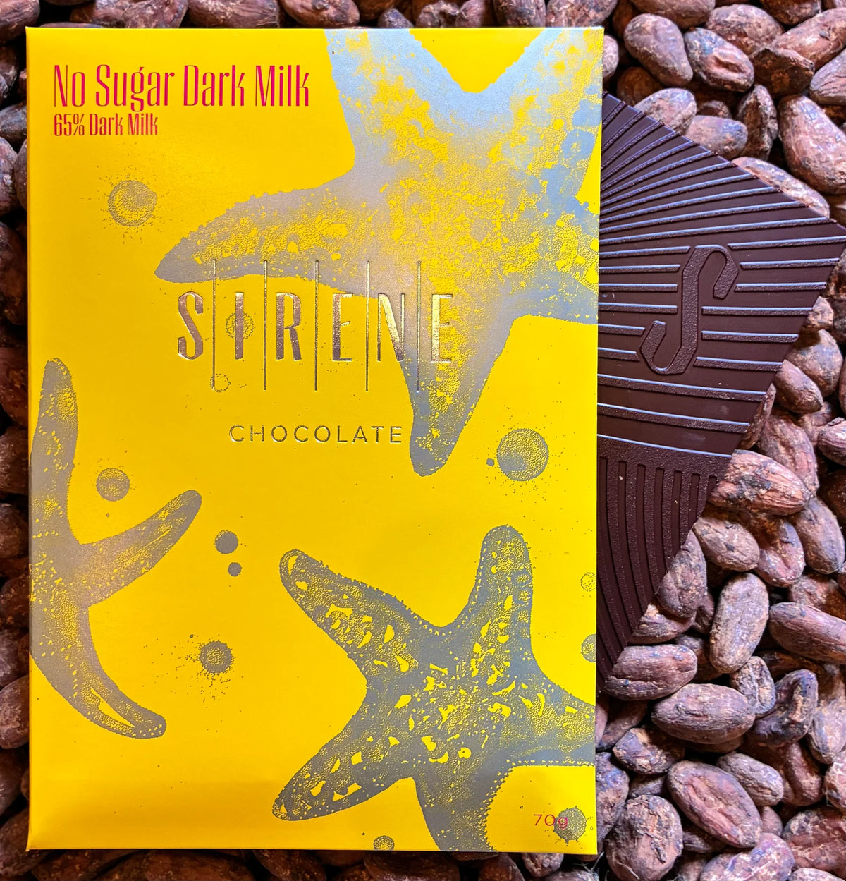 Sirene Chocolate - 65% No Sugar Dark Milk 70g