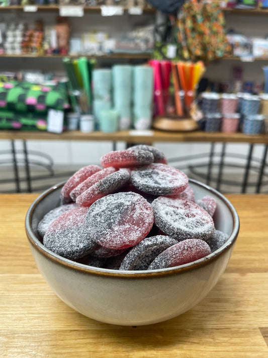 Bubs Sour Strawberry & Liquorice 100g