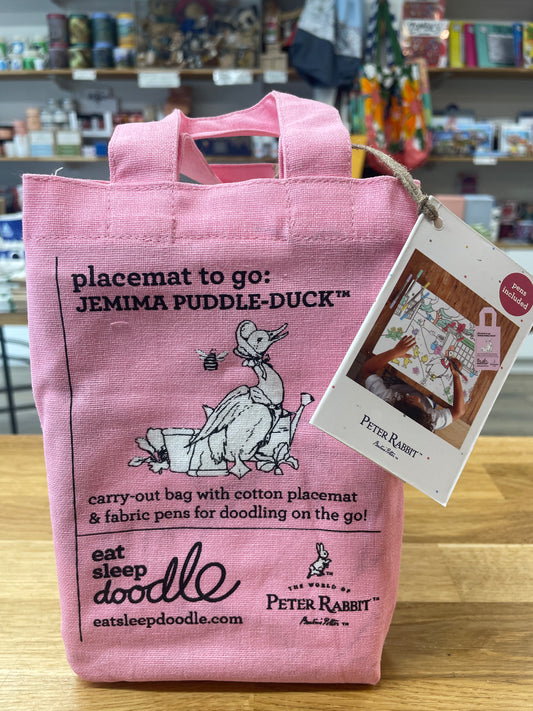 Jemima Puddle-Duck™ Placemat To Go - Colouring Craft Kit