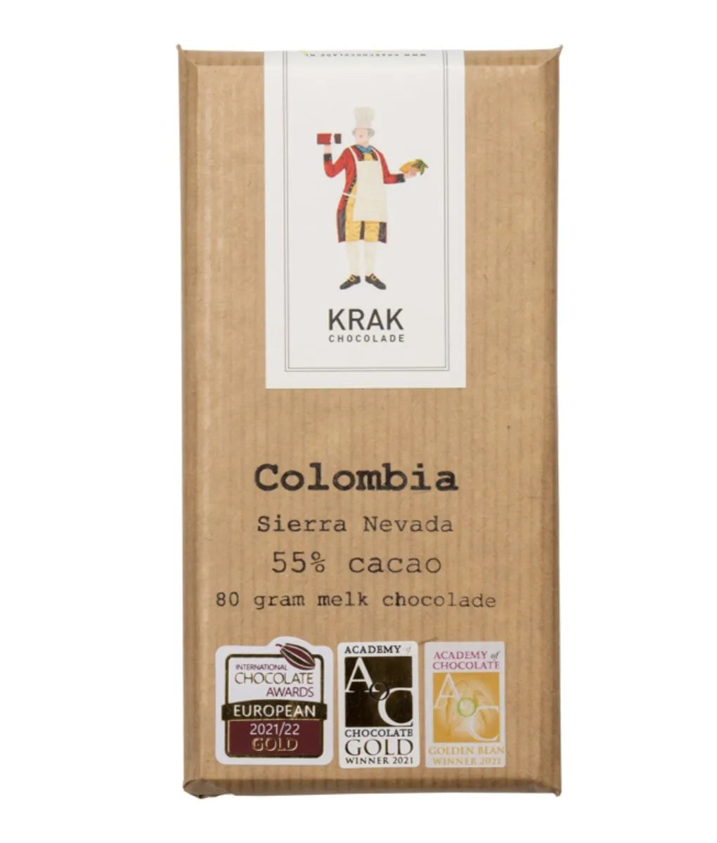 Krak - Colombia, Sierra Nevada 55% Milk 80g