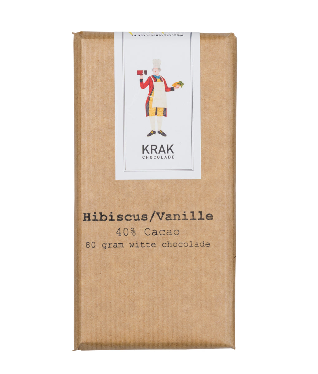 Krak - Hibiscus & Vanilla 45% White 80g