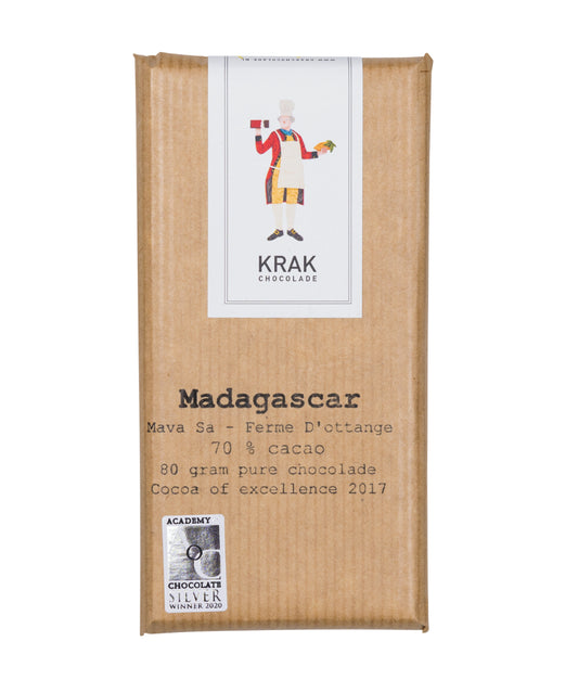 Krak - Madagascar, MAVA Ottange 70% Dark 80g