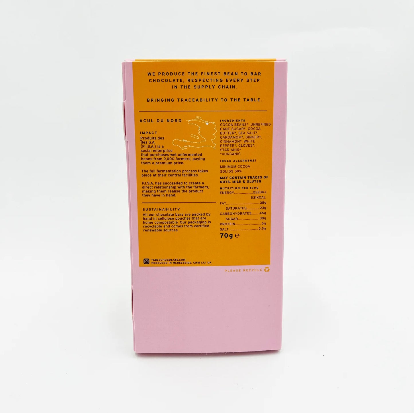 Table Limited Edition 11 - Haiti 59% Chai Spices 70g