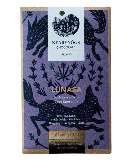 Neary Nogs Lúnasa Lavender Chocolate Bar 60g
