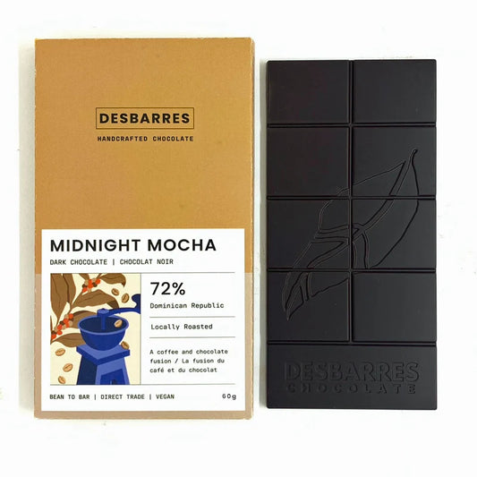 DesBarres 72% Dominican Republic Midnight Mocha 60g