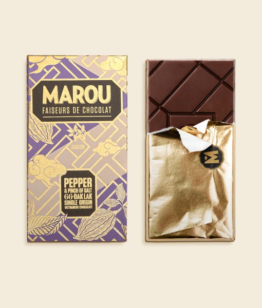 Marou Pepper & Pinch of Salt x Vietnam Dak Lak 66% Dark 80g