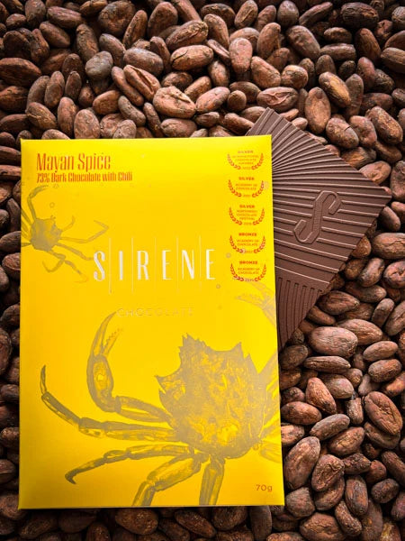 Sirene Chocolate - 73% Mayan Spice Dark Chocolate with Chilli 70g