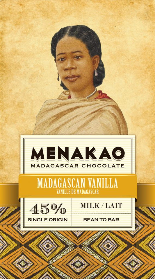 Menakao 45% Milk with Vanilla 75g