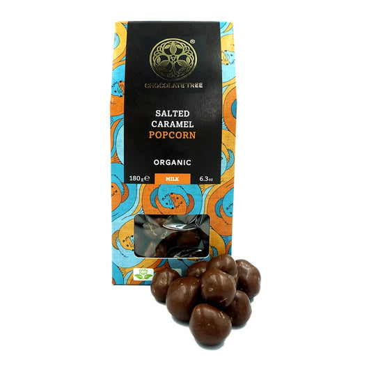 Chocolate Tree Milk Chocolate Salted Caramel Popcorn 200g