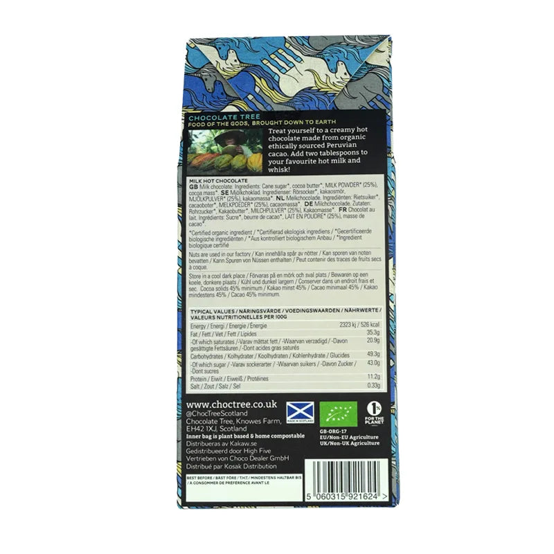 Chocolate Tree Hot Chocolate Pouch Milk 200g