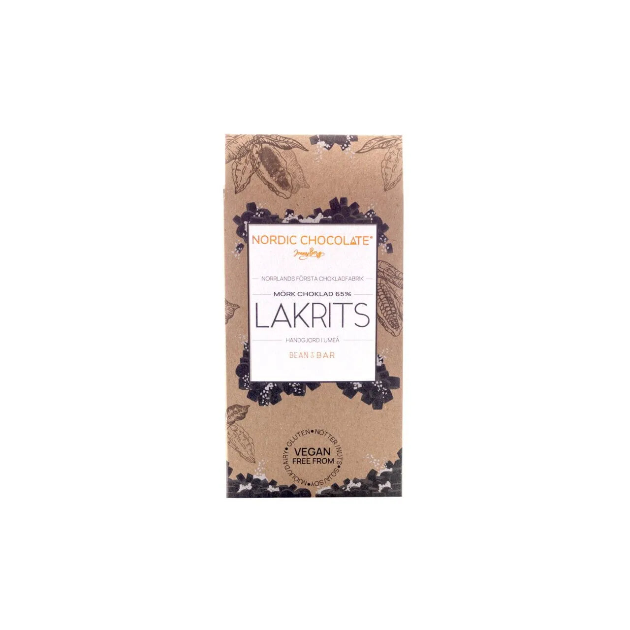 Nordic Chocolate Lakrits 65% 90g