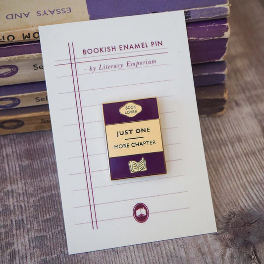'Just One More Chapter' Enamel Pin