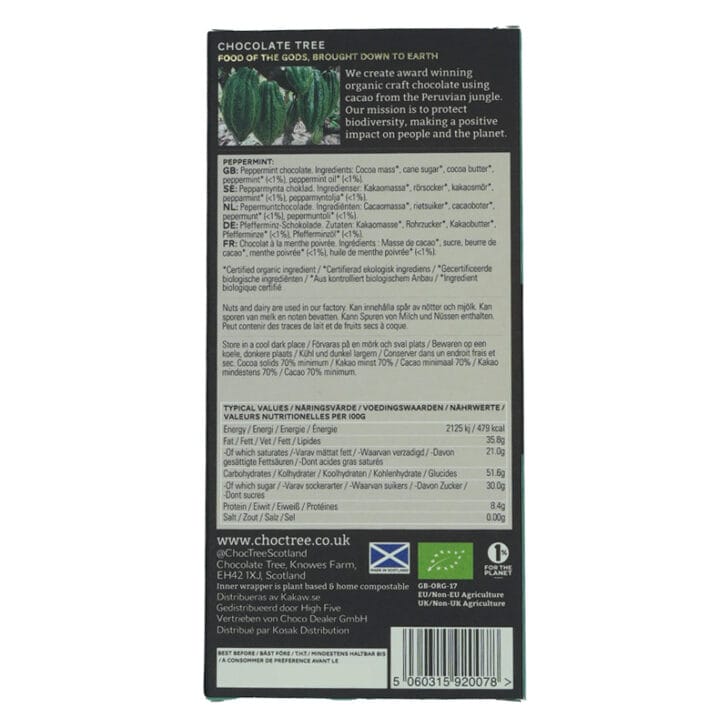 Chocolate Tree Peppermint 100g