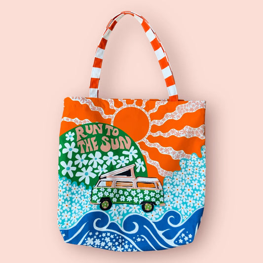 Run To The Sun Tote Bag