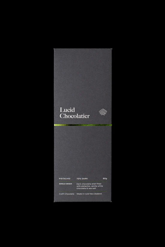 Lucid Chocolatier 72% Pistachio 80g