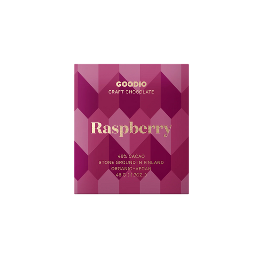 Goodio 49% Raspberry Chocolate 48g
