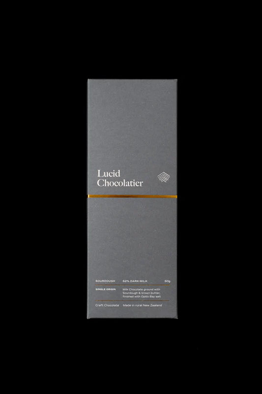 Lucid Chocolatier 52% Sourdough 50g