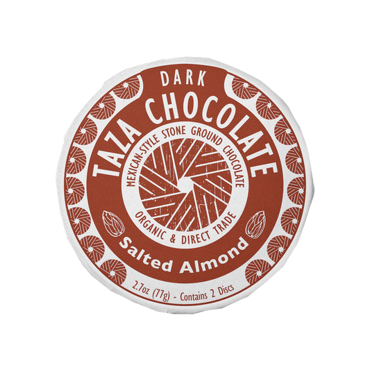 Taza Salted Almond Disc 40% Dark 76g