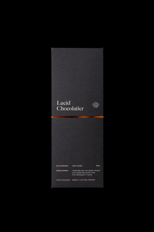 Lucid Chocolatier 72% Sauternes 50g
