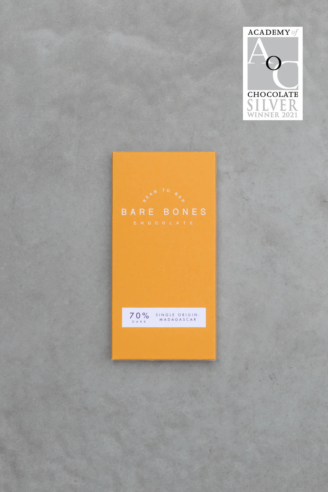 Bare Bones Madagascar 70% Dark Chocolate 70g
