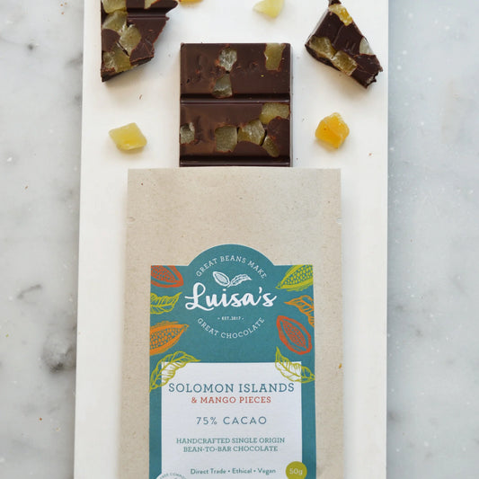 Luisa's 75% Solomon Islands & Mango 50g