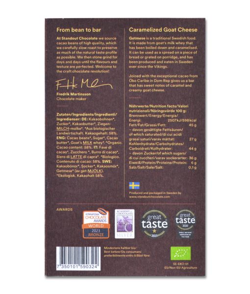 Standout 58% Caramelized Goat Cheese 50g