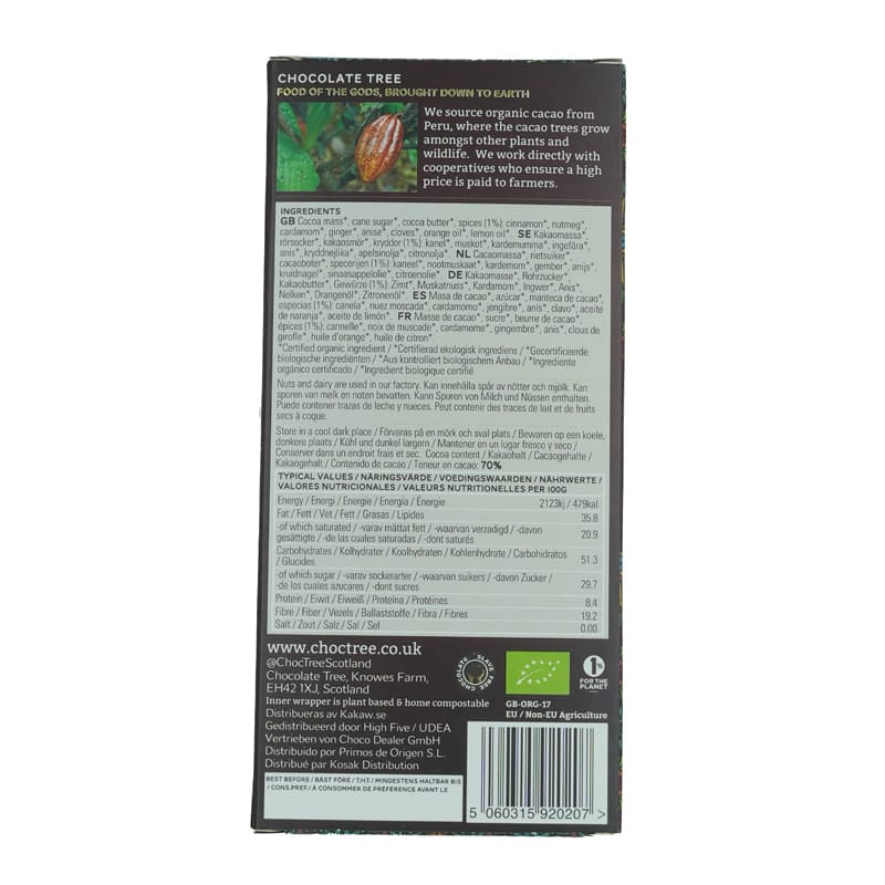 Chocolate Tree Winterspice 100g