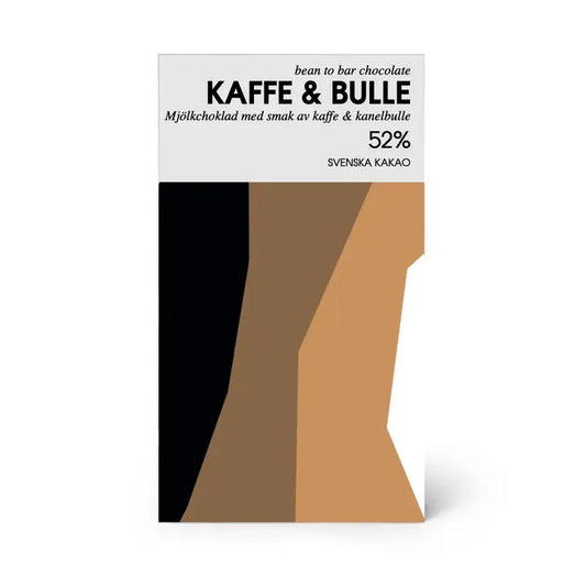 Svenska Kakao Coffee & Cinnamon Bun Flavored Milk Chocolate Bar 50g