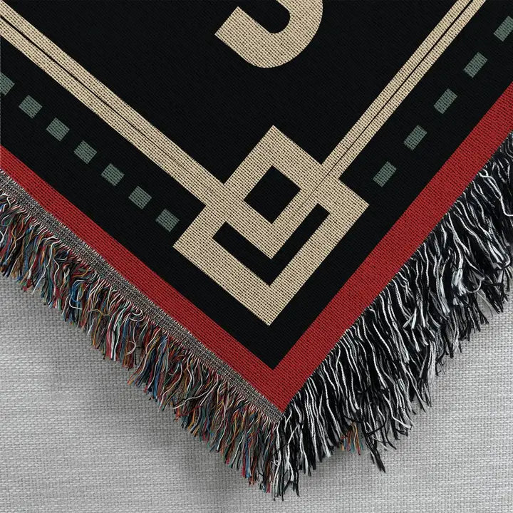 Merry Krampus Jaquard Woven Tapestry