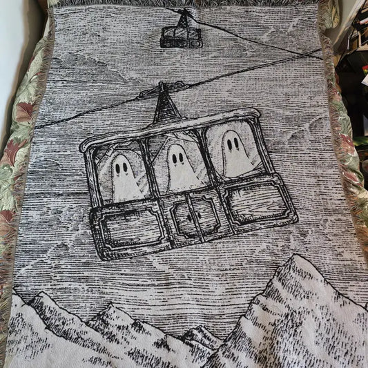 Gondola Ghosties Jaquard Woven Tapestry