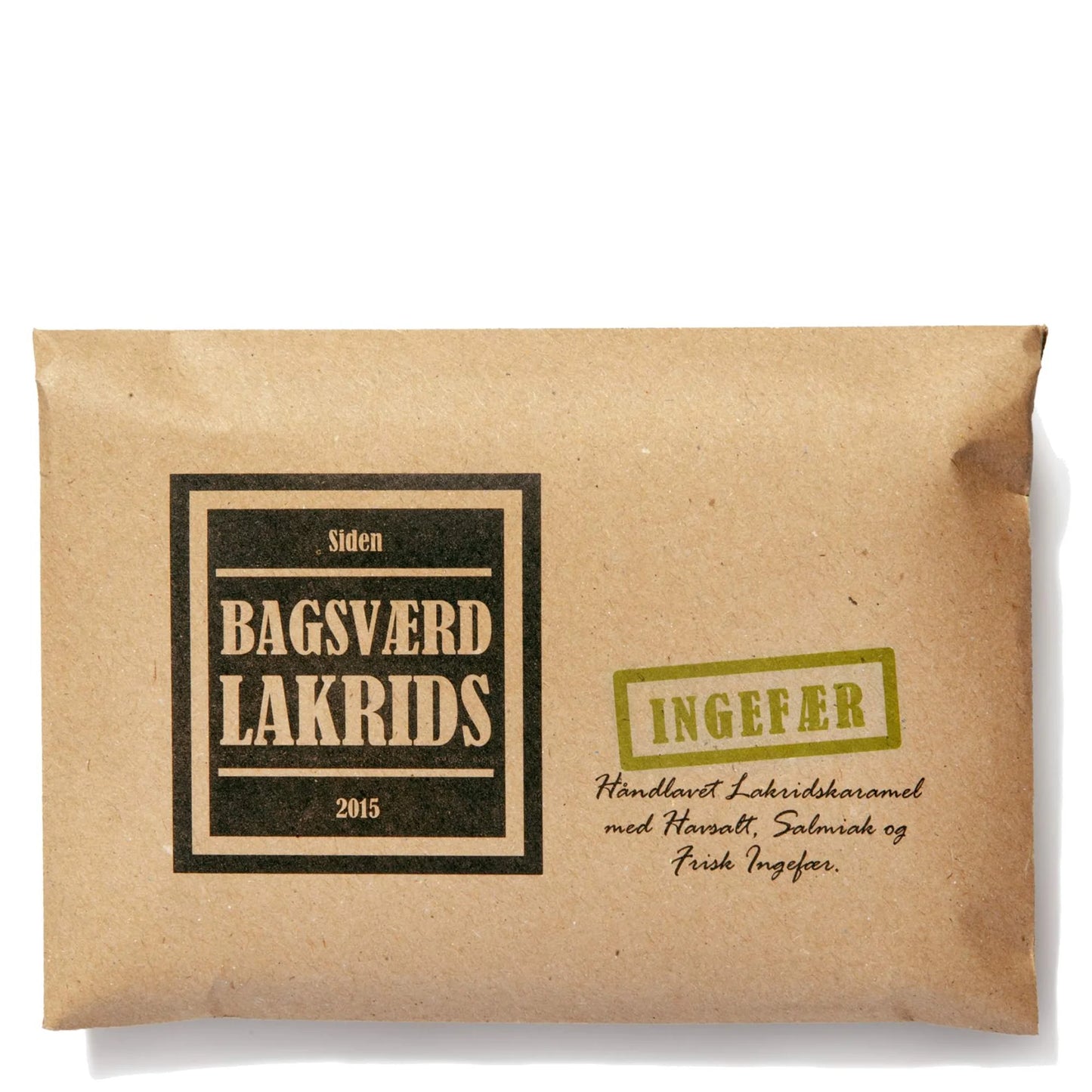 Bagsværd Ingefær - Liquorice Caramel with Ginger, Sea Salt & Salmiak (160g)